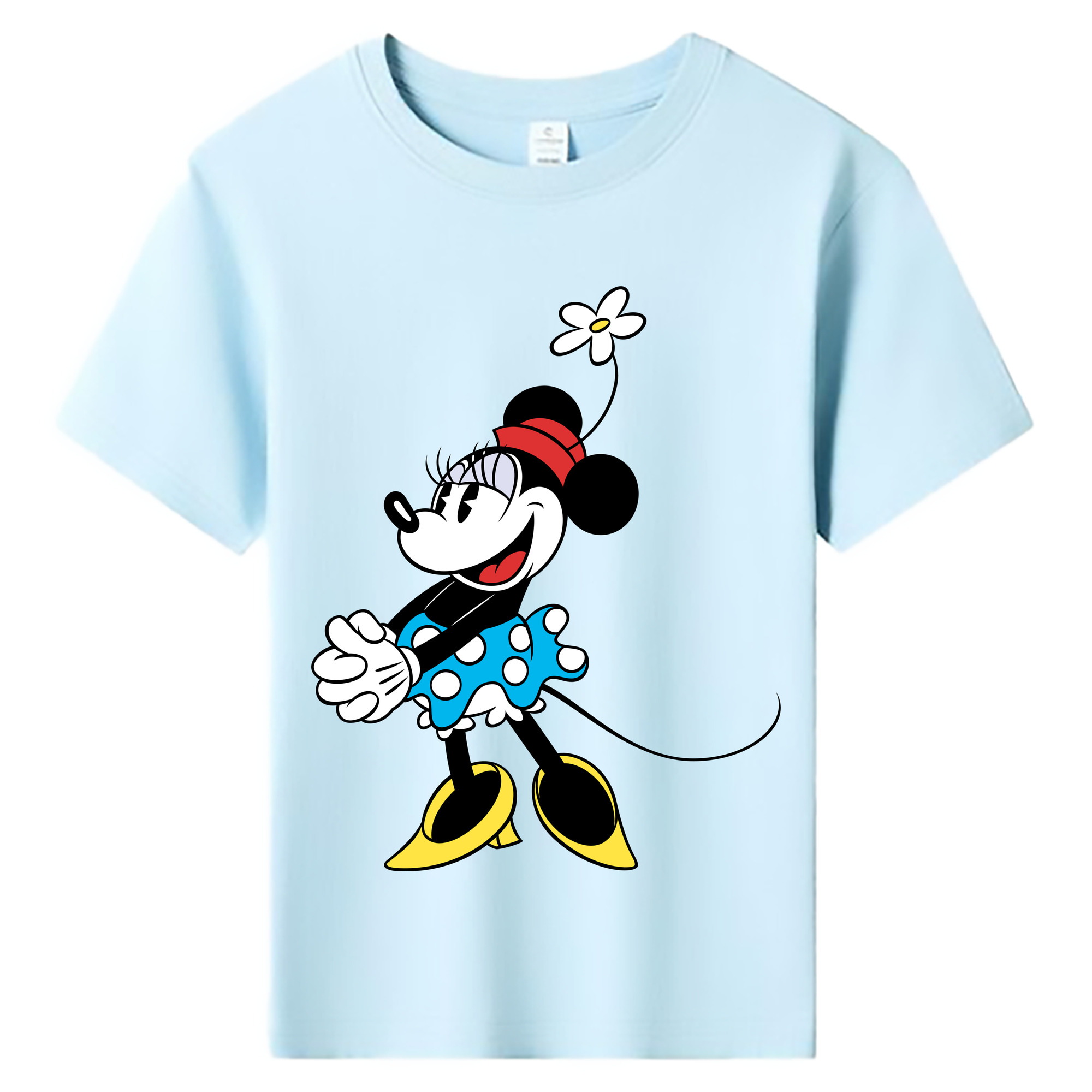 ミッキーマウス Mickey Mouse 綿100％キッズTシャツ（フロントプリント）
